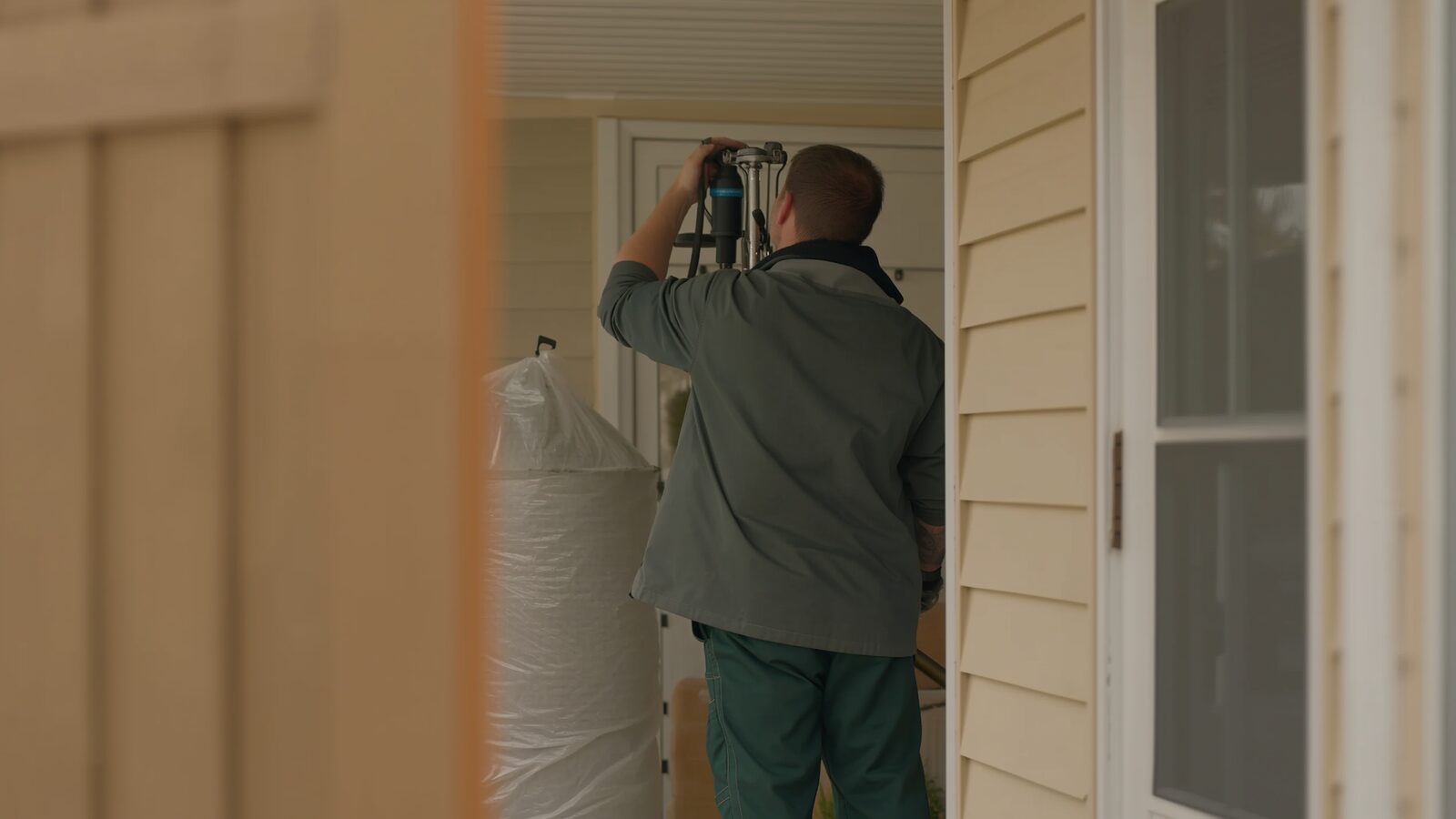 Restoration technician illustrating: Your right to choose your own restoration contractor, and how to exercise it