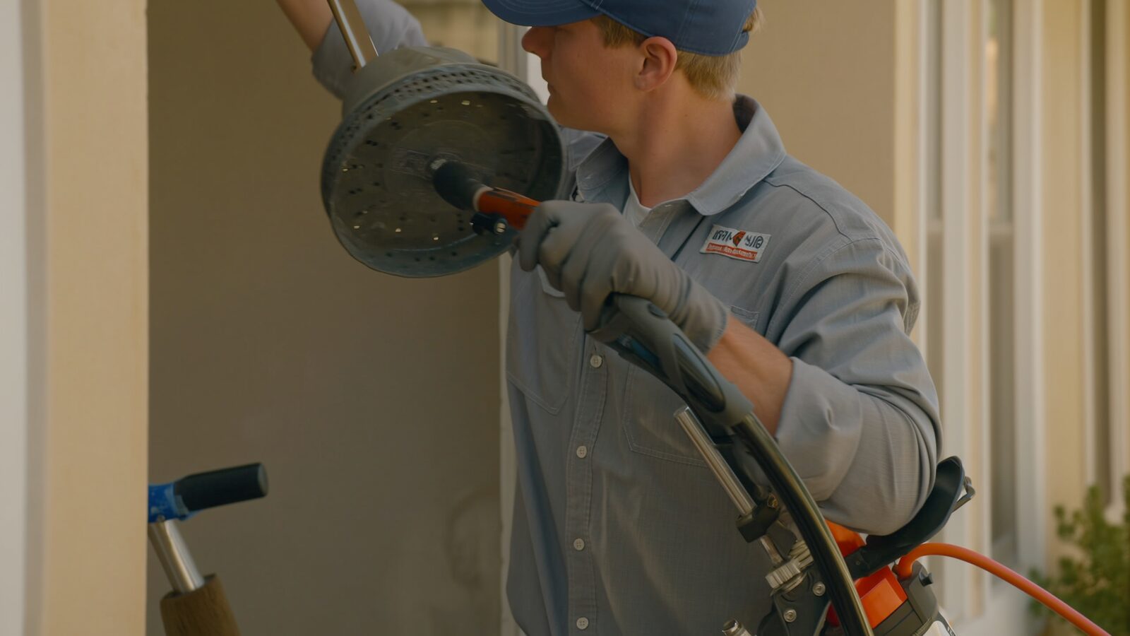Restoration technician illustrating: Do it yourself water extraction and where it stops being enough