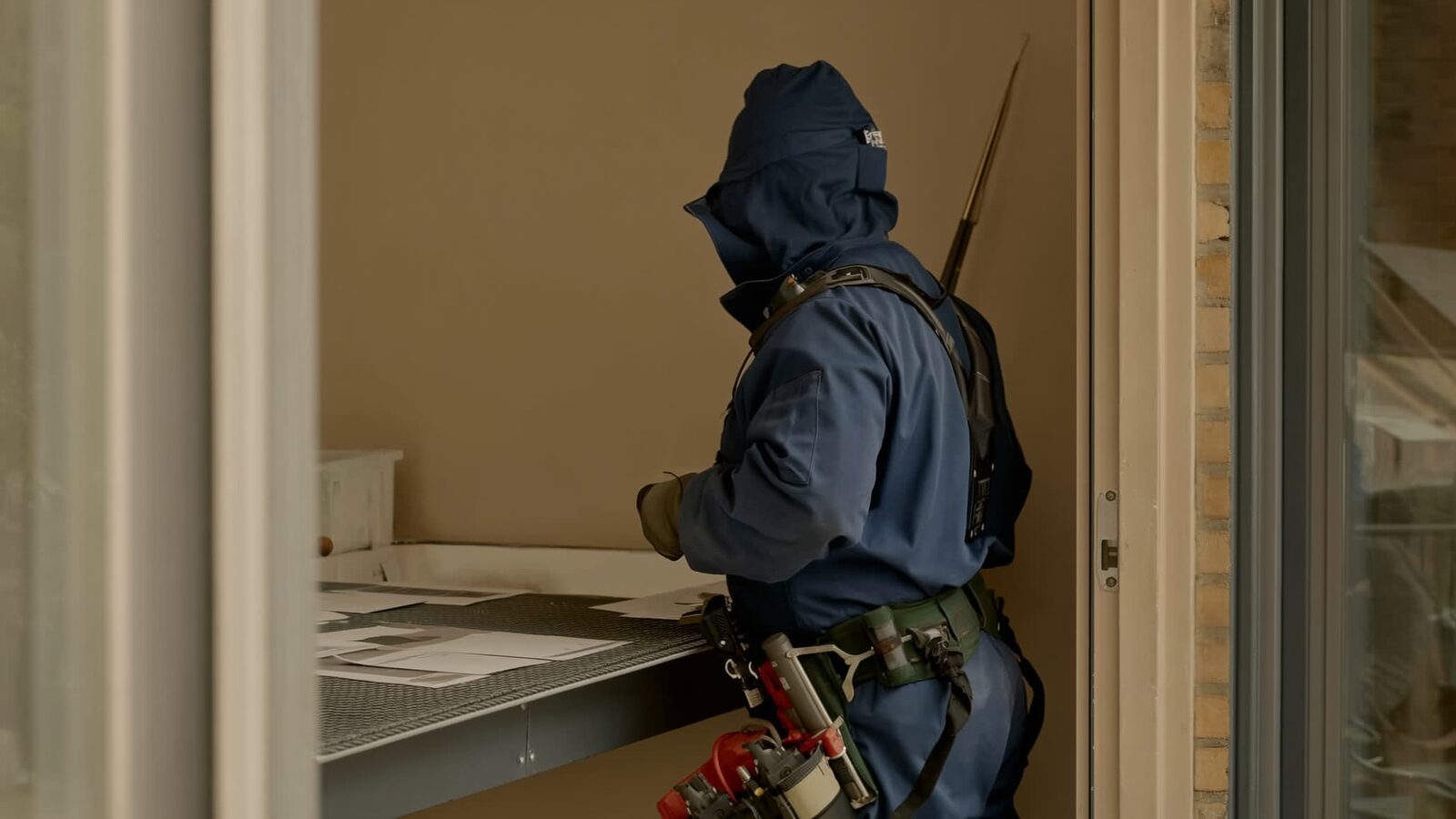 Restoration technician illustrating: Recovering documents and photographs after a fire