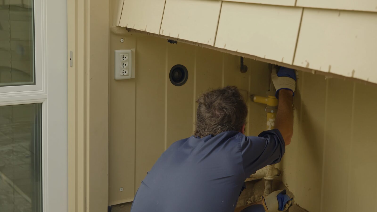 Restoration technician illustrating: Drain-side leaks under sinks: P-traps, slip joints, and why they loosen