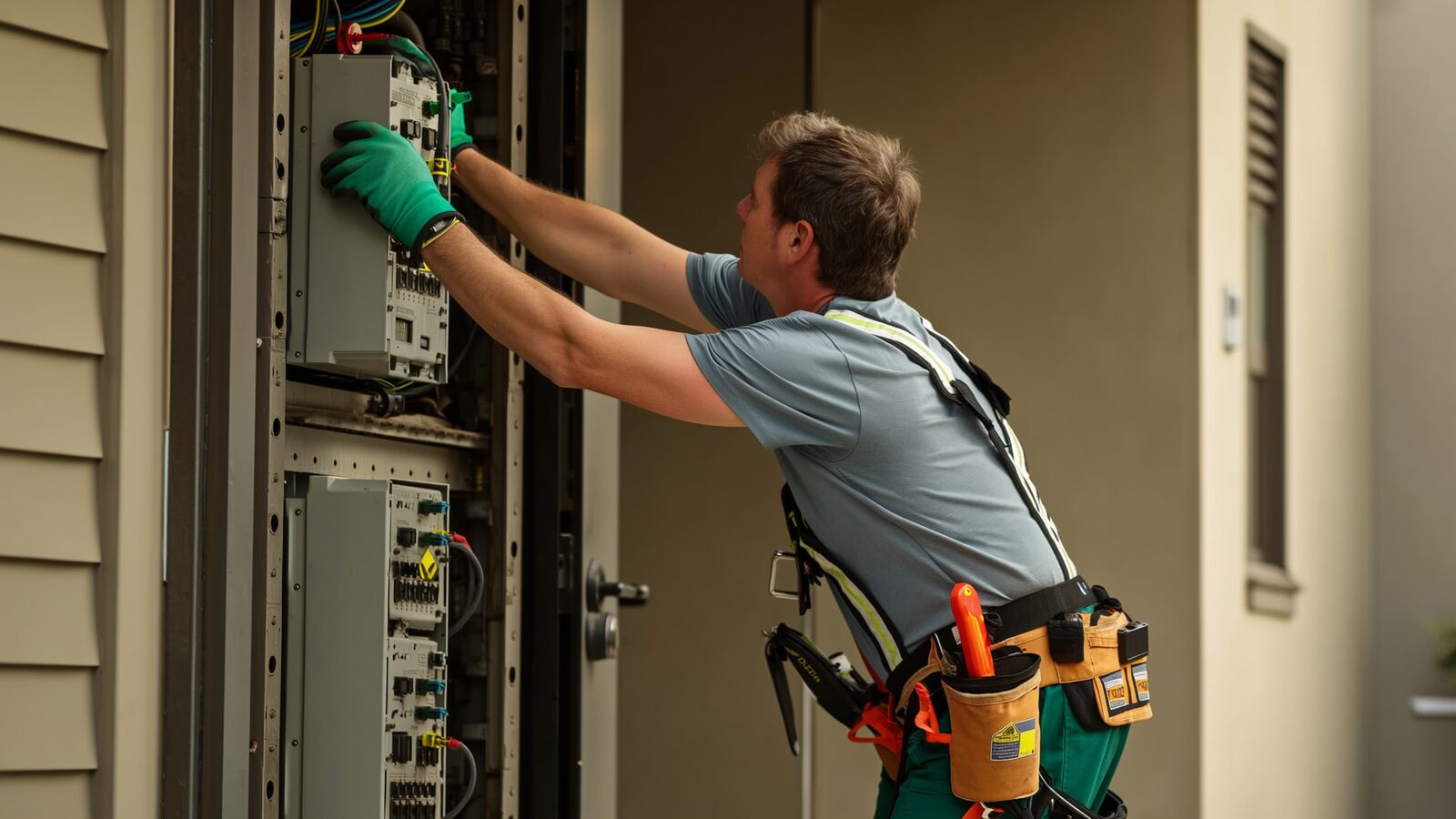 Restoration technician illustrating: Why electrical systems need a safety check after a fire before power is restored