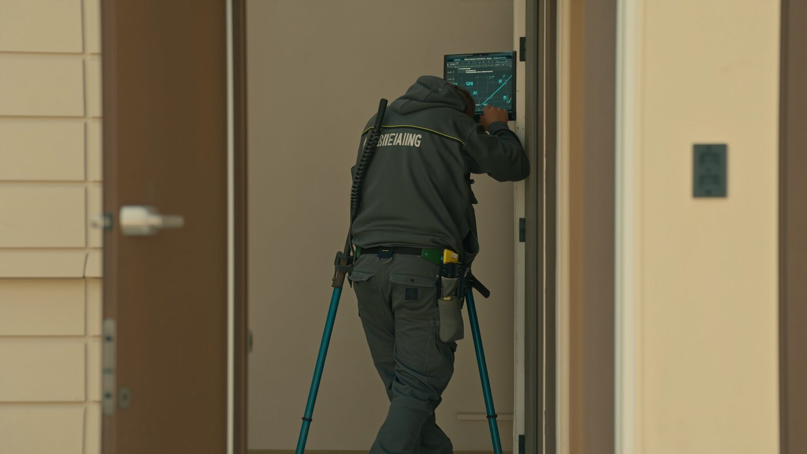 Restoration technician illustrating: How estimating software shapes a property damage estimate