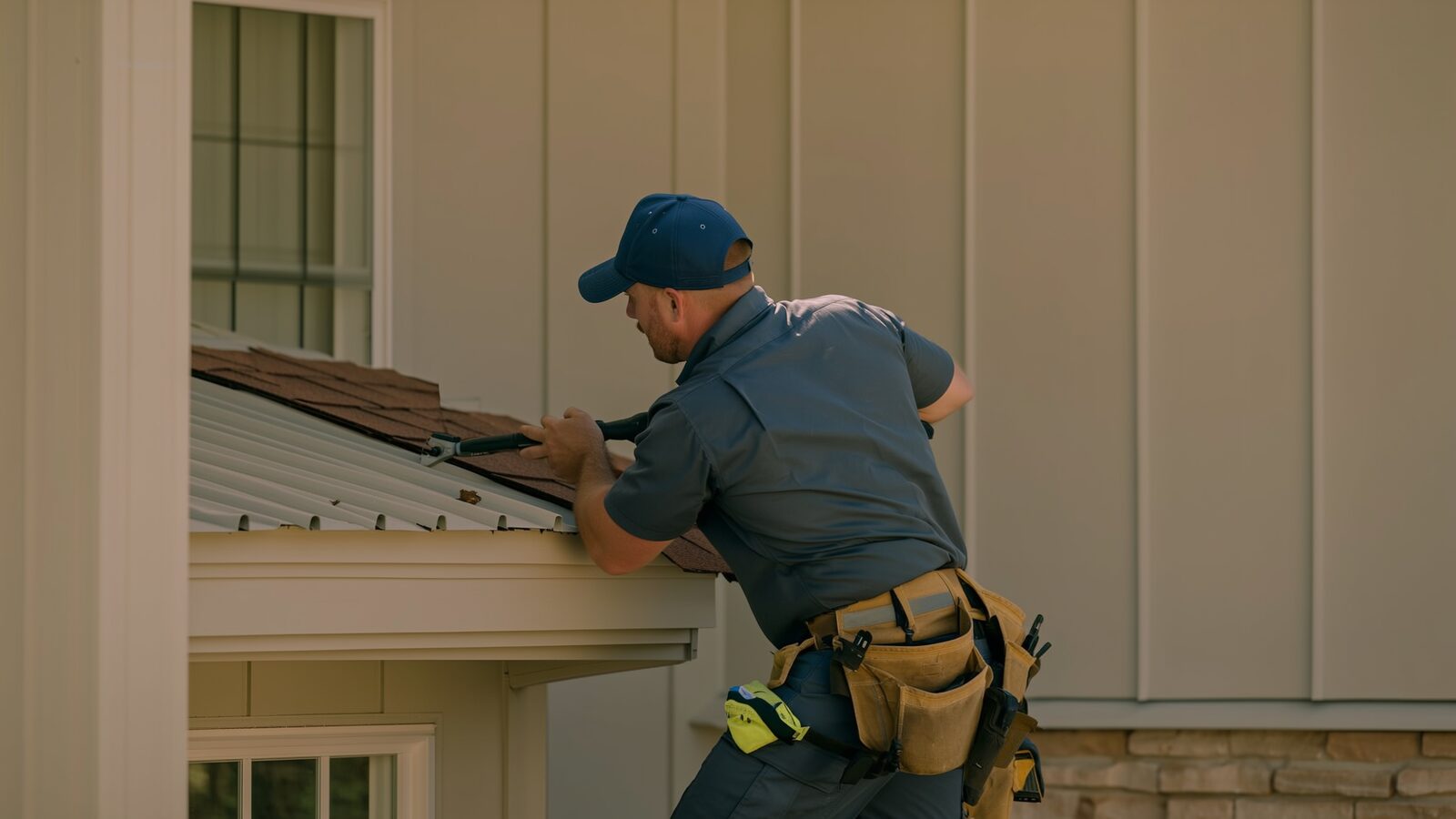 Restoration technician illustrating: Hail damage in Arizona: what inspectors look for on roofs and soft metals