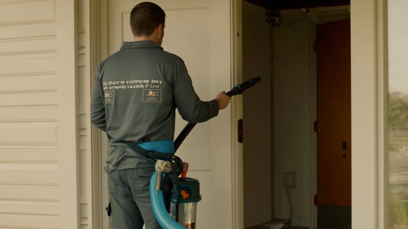 Restoration technician illustrating: HEPA vacuuming in fire cleanup: why regular vacuums make it worse