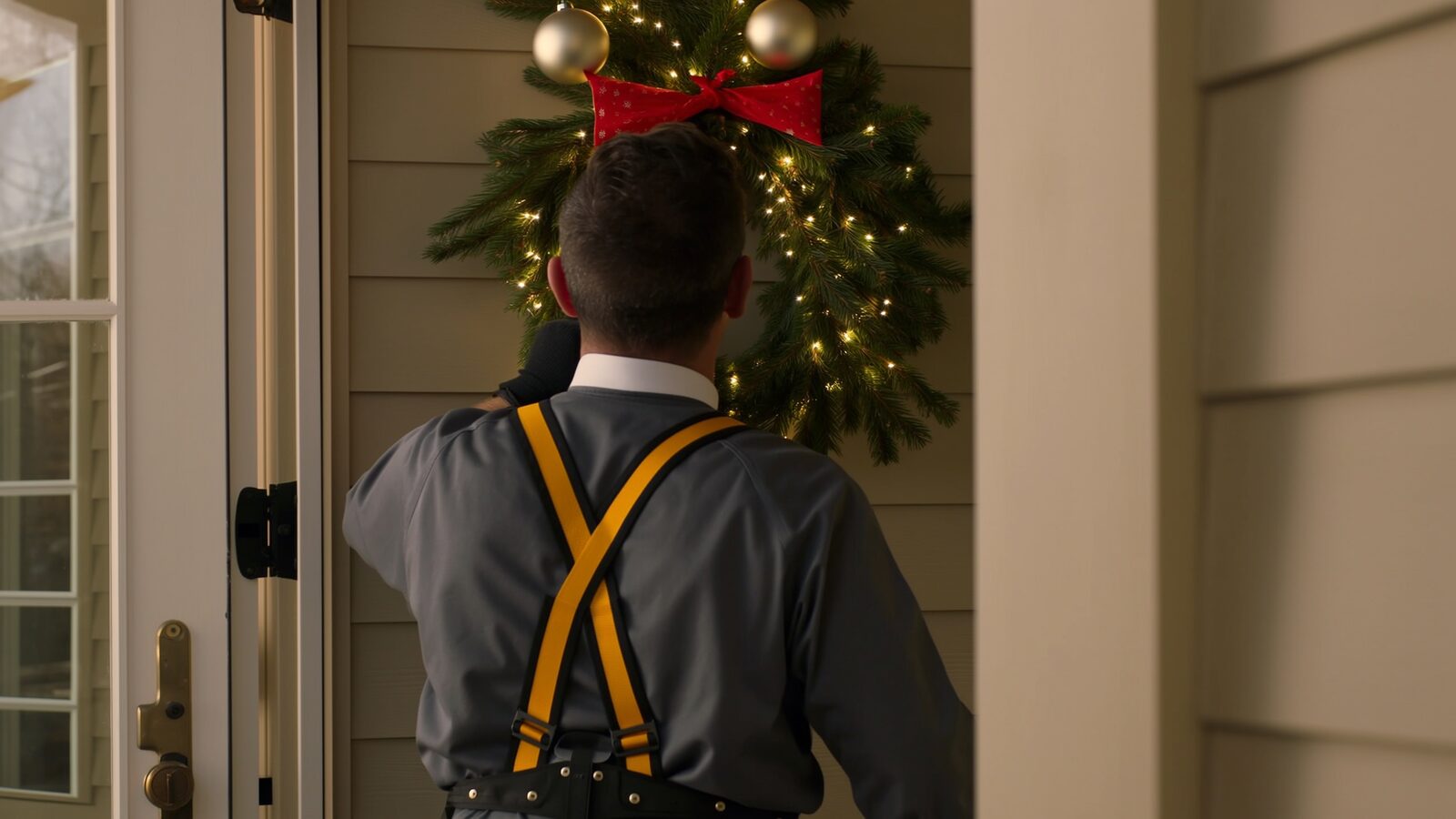 Restoration technician illustrating: Holiday decoration and lighting fire safety