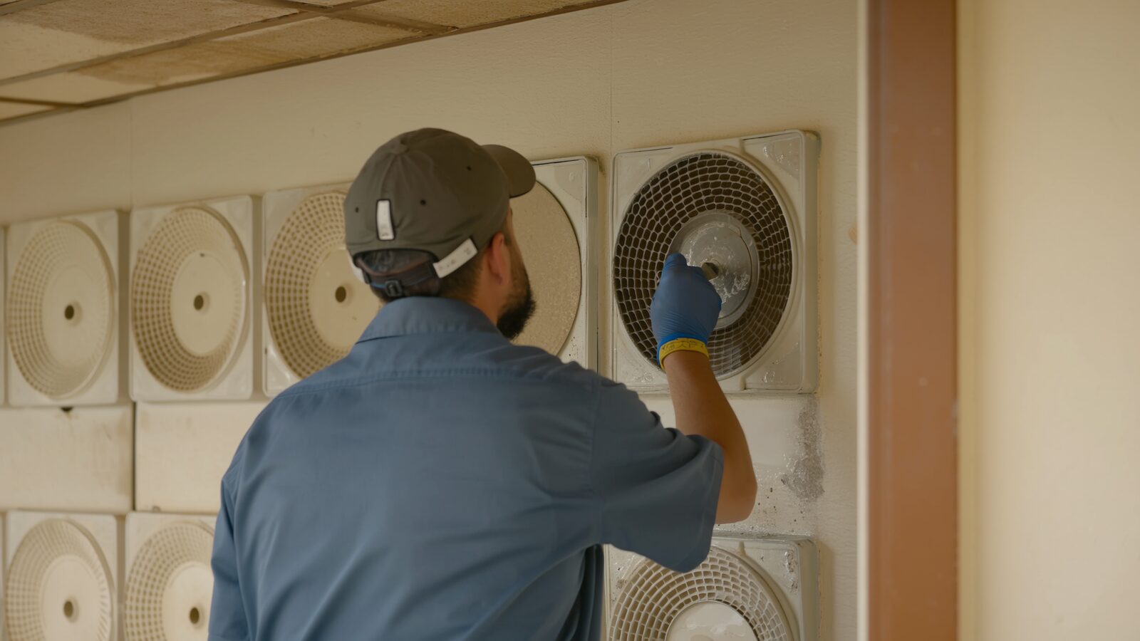 Restoration technician illustrating: Indoor humidity targets that keep mold from getting started