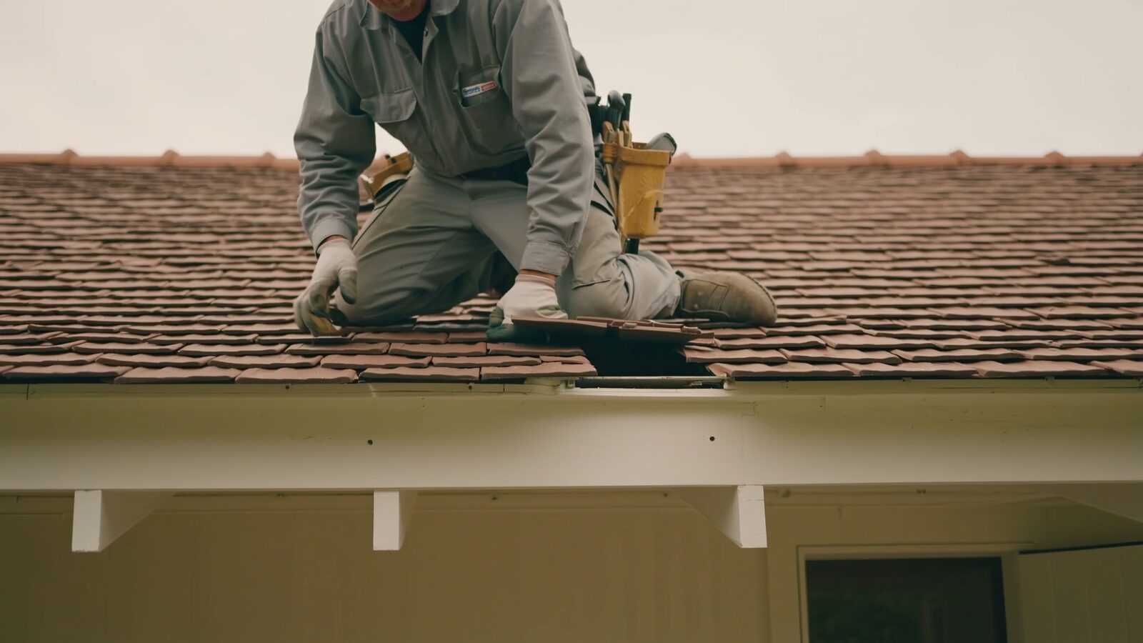 Restoration technician illustrating: Matching discontinued roof tile: the options when yours is no longer made