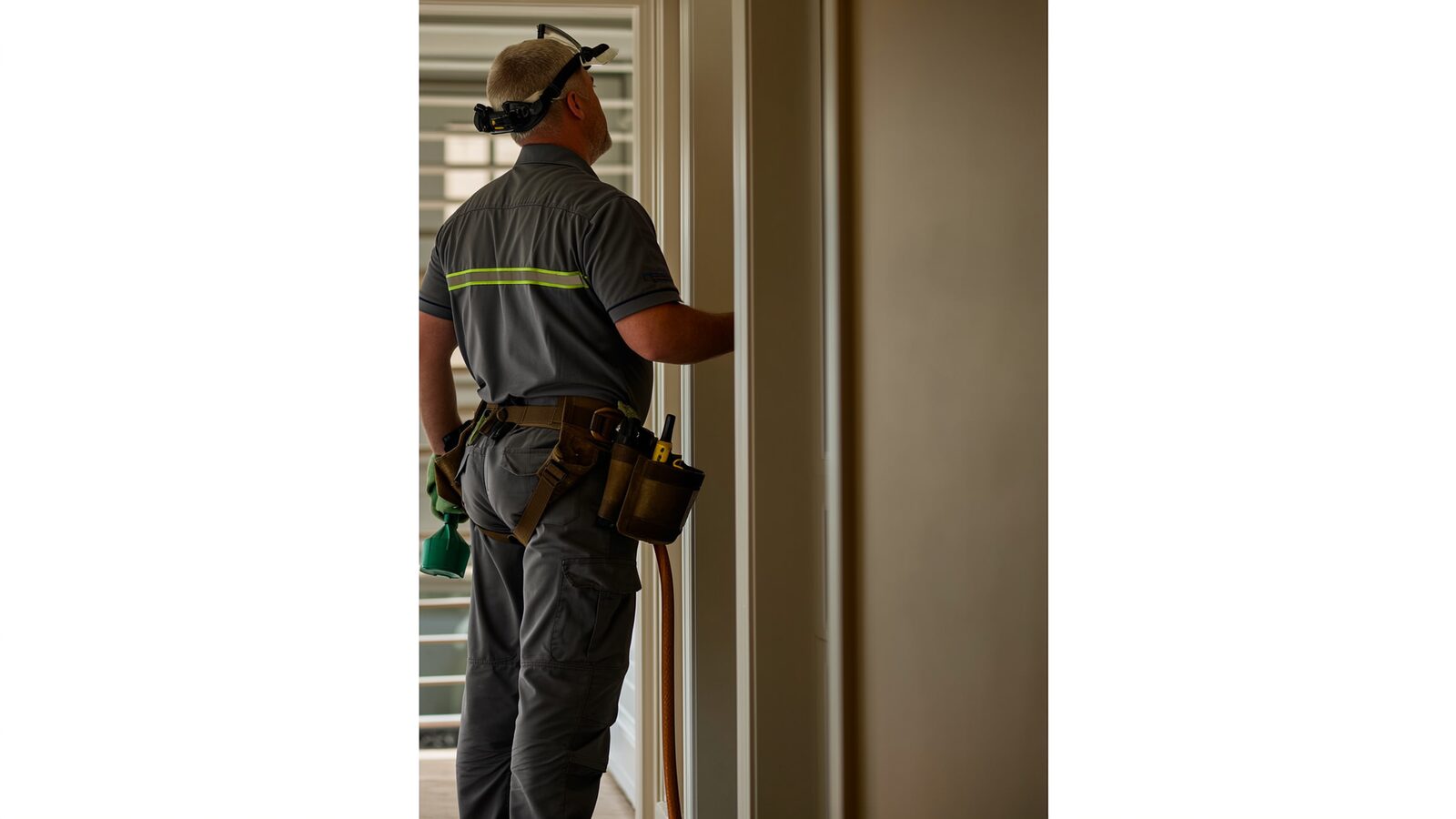 Restoration technician illustrating: Coordinating a water loss across a multi family building