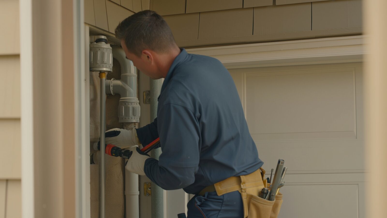 Restoration technician illustrating: Older pipe materials in Arizona homes and what they mean for leak risk