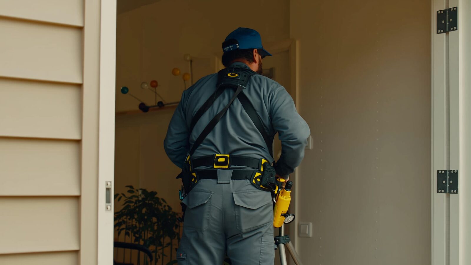 Restoration technician illustrating: A public adjuster and an insurance adjuster do different jobs
