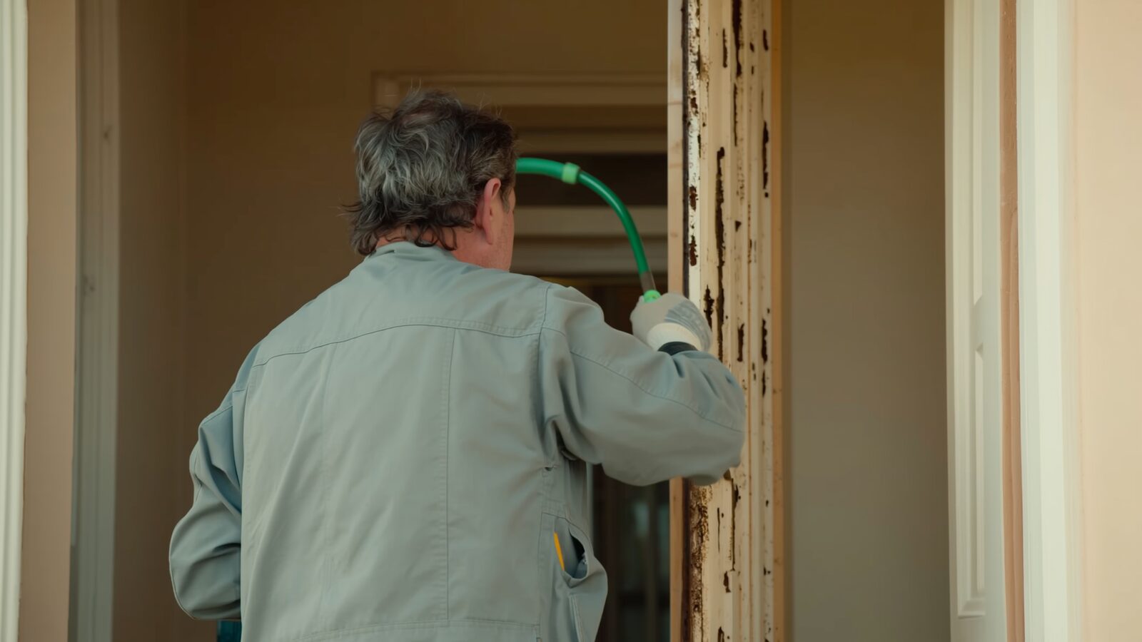Restoration technician illustrating: Why charred framing gets sealed rather than only cleaned