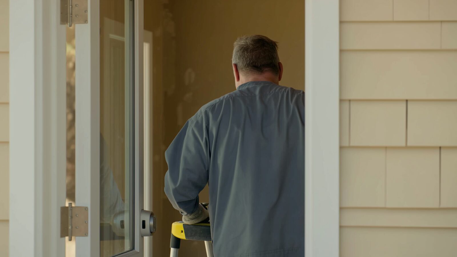 Restoration technician illustrating: Signs of a slab leak in an Arizona home, and what happens once one is found