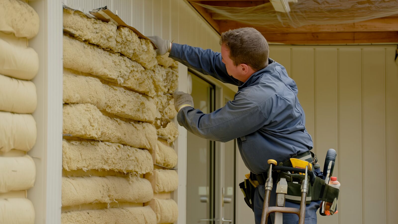 Restoration technician illustrating: Why smoke-contaminated insulation gets replaced, not cleaned