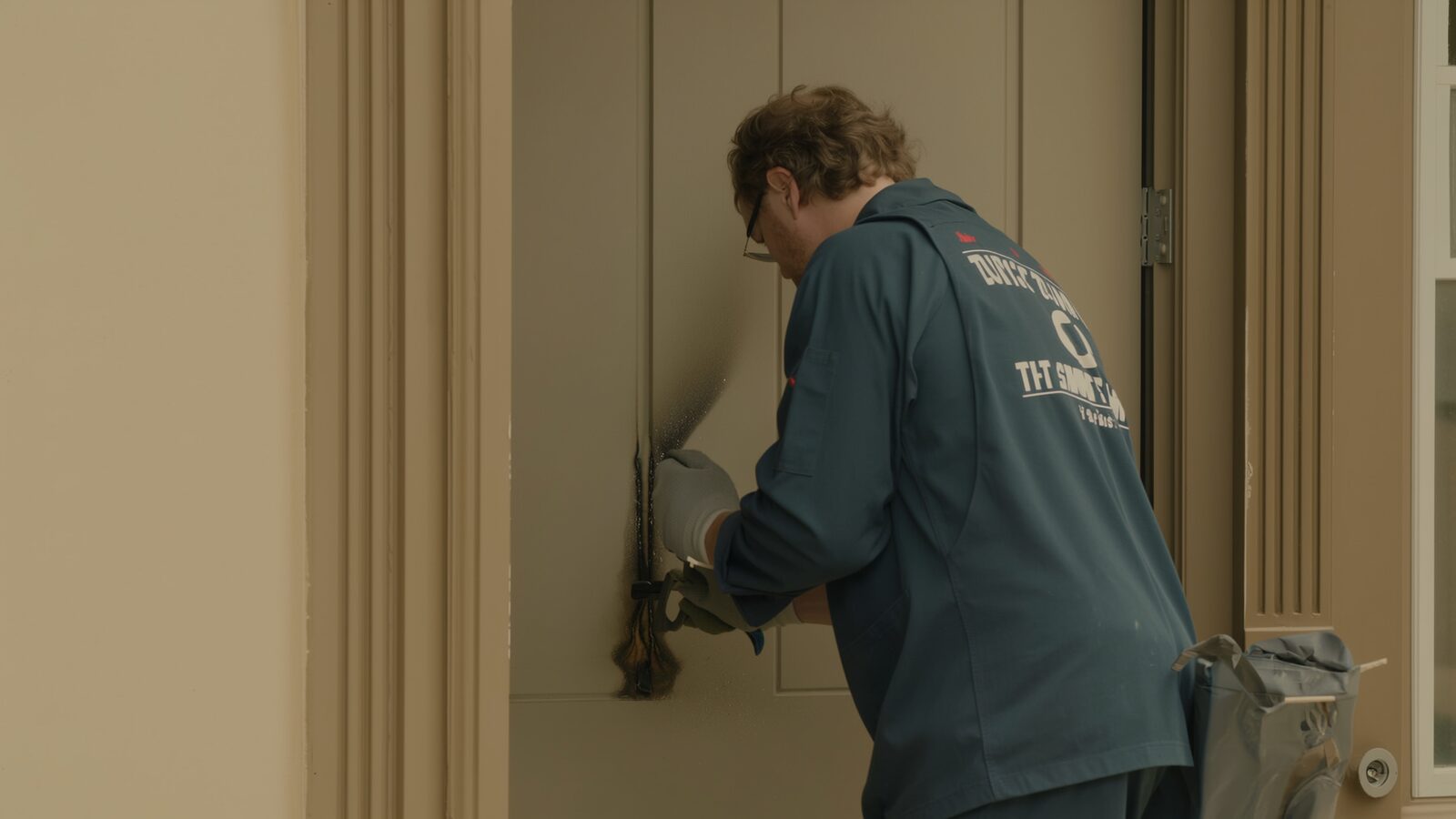 Restoration technician illustrating: Smoke-only damage claims: when nothing burned but everything smells