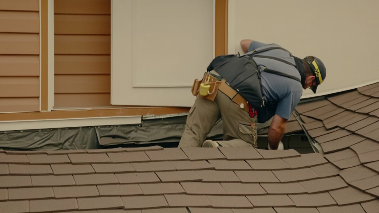 Restoration technician illustrating: Tile roof underlayment failure, the leak you cannot see from the ground