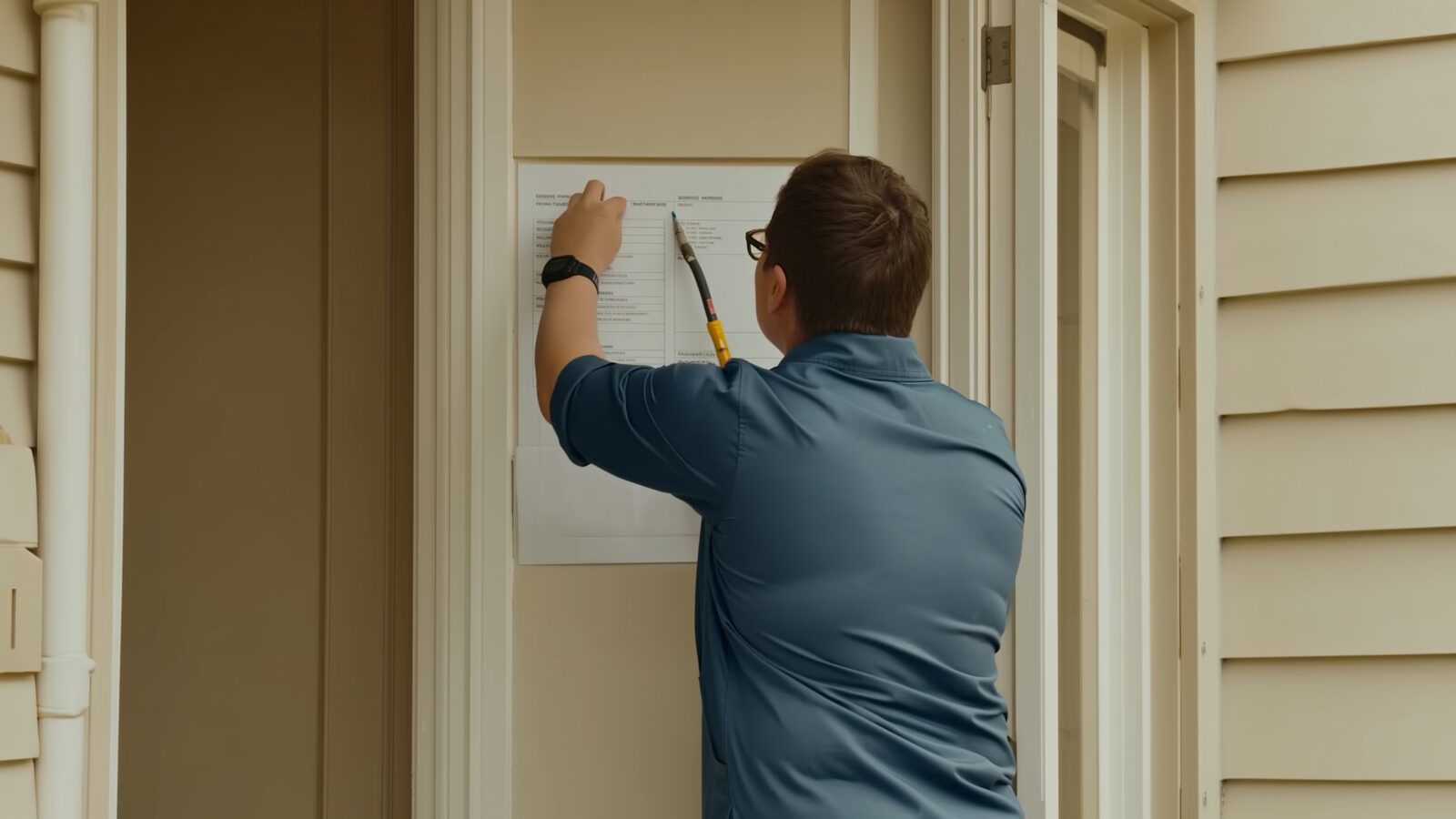 Restoration technician illustrating: What a scope of work document includes, line by line